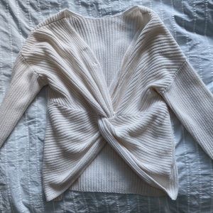 Open Back Sweater